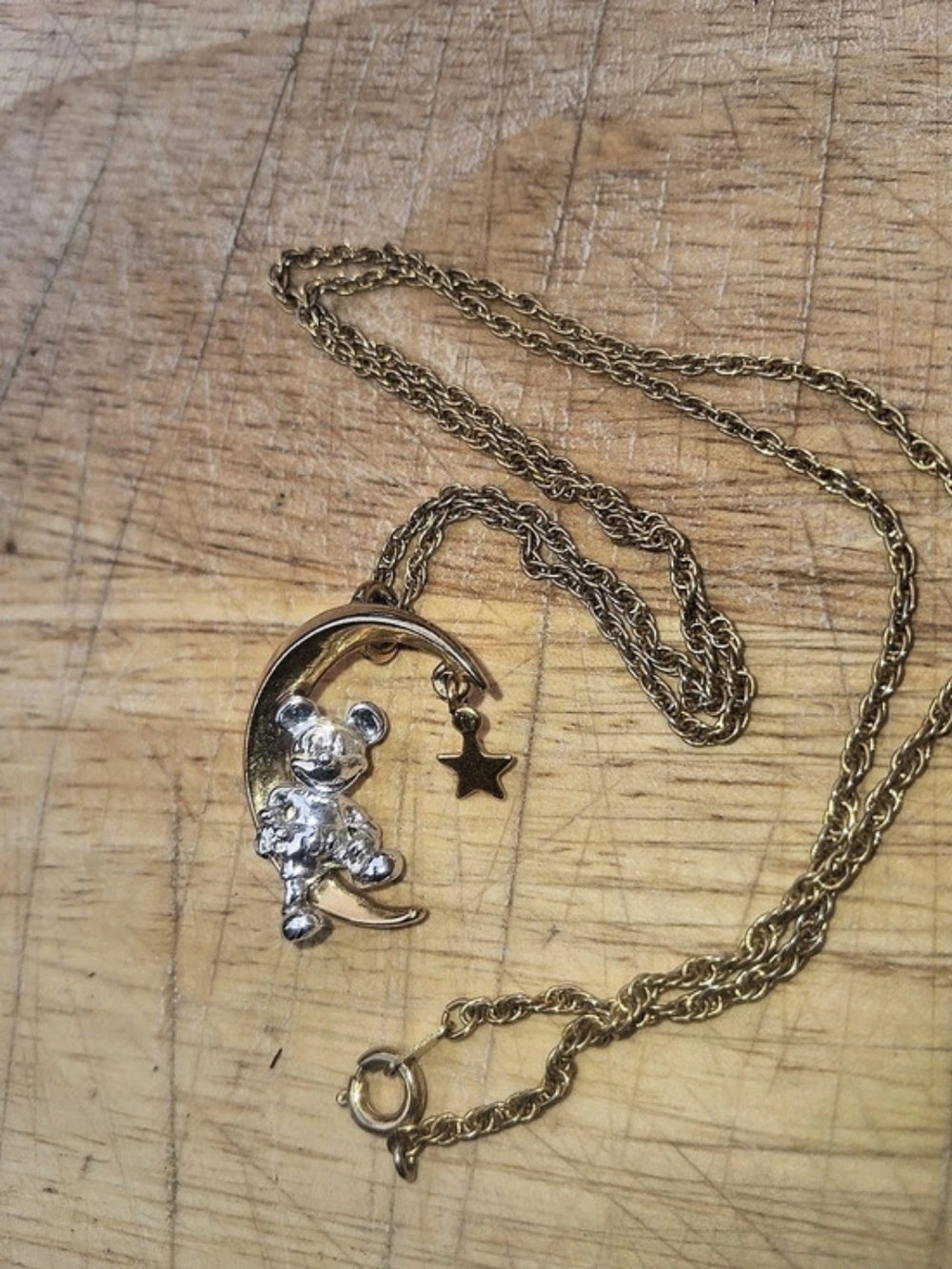 Disney Celestial Moon & Star Pendant Necklace